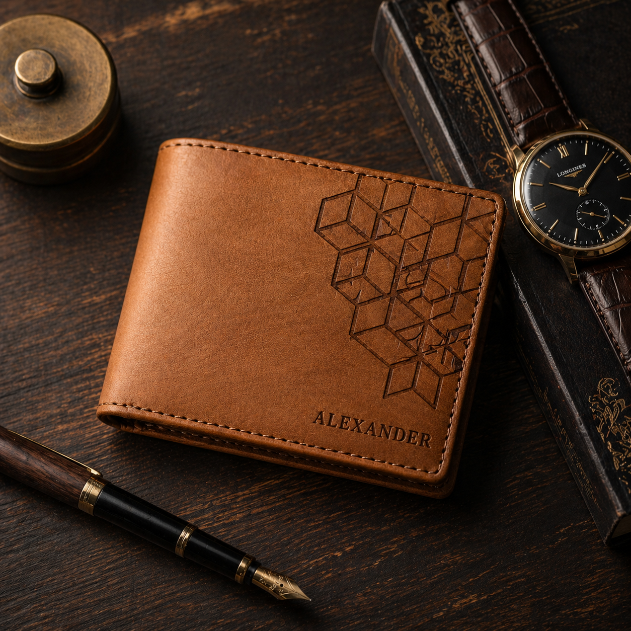 Leather goods engraving