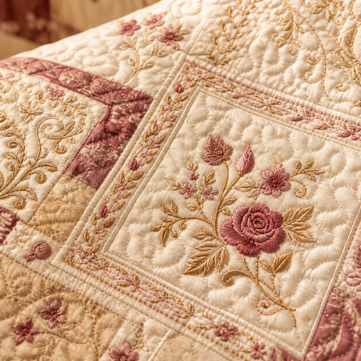 Heirloom quilt detail