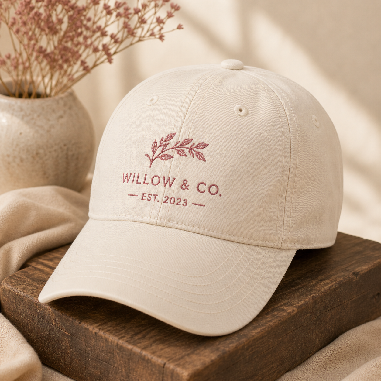 Embroidered hat
