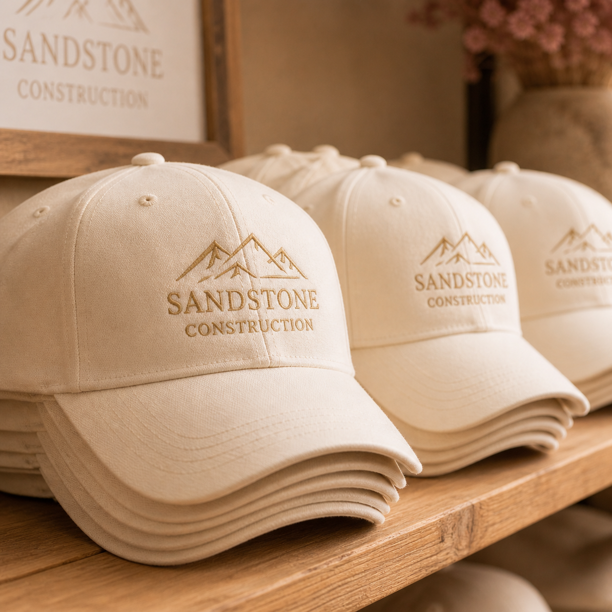 Bulk embroidered caps